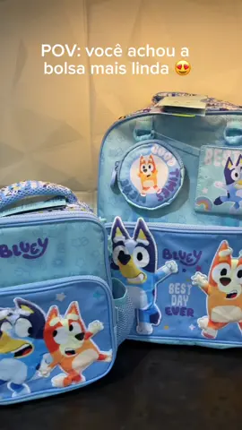 Bolsa de 2026 garantida para minha criança ❤️❤️ #bluey #colegio #materialescolar #infantil #criança 