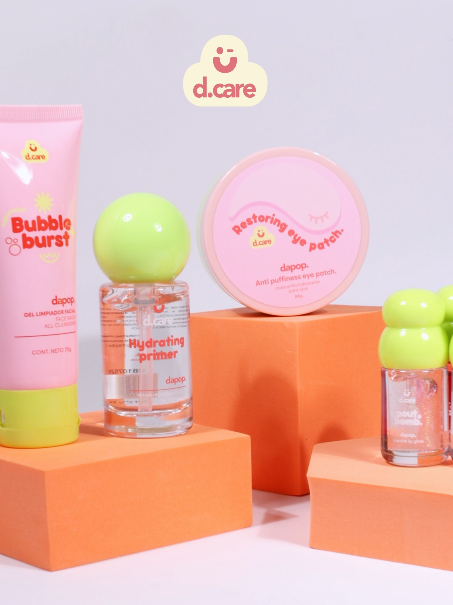 d.care ya está aquí 💚 Una nueva forma de cuidar y consentir tu piel 💖 Descubre la línea completa y hazla parte de tu rutina 💆🏻‍♀️🫧 #dapop #dapopmx #dcare #kbeauty #glassskin