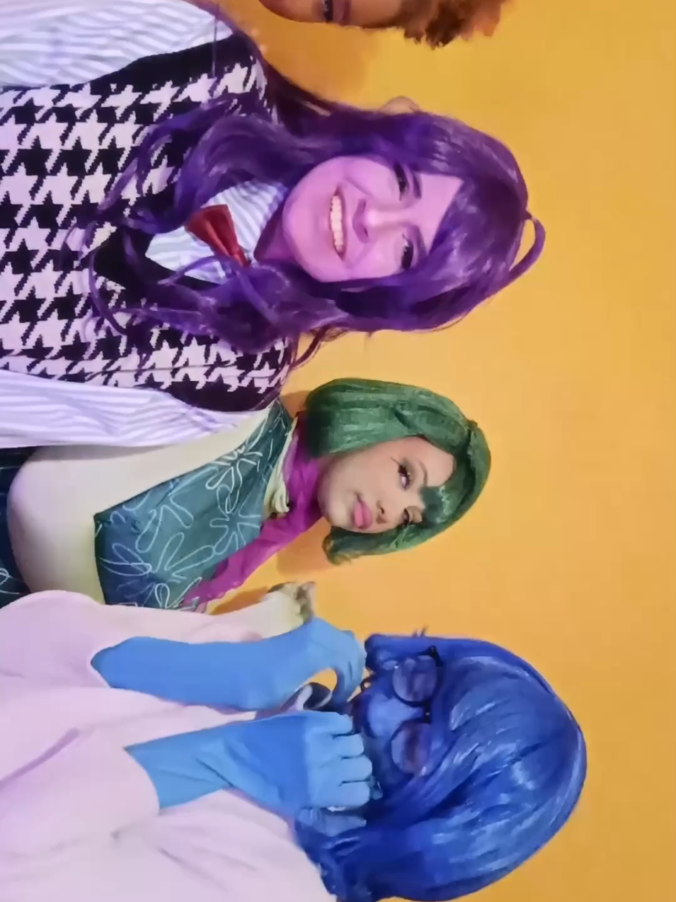 INSIDE OUT GROUP ‼️🧠 #viceversa #cosplay #insideoutcosplay #insideout2 #insideout  ~ anxiety : @☆lexia  fear : @juliana  disgust : me sadness : @le cosplayeur aigri  embarasment : @quphy_cos 