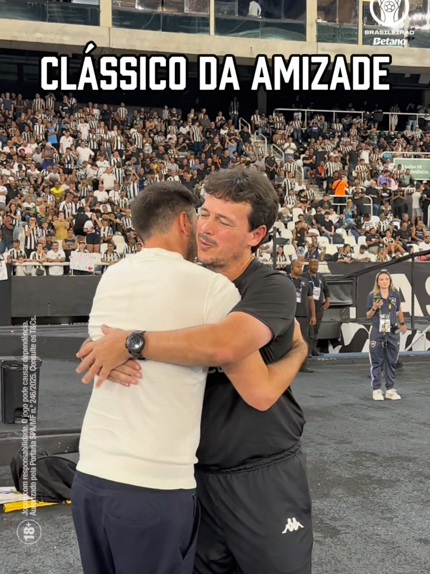 Botafogo 🤝 Vasco Davide Ancelotti 🤝 Diniz  #Confia #Betano #tiktokesportes #Botafogo #Vasco