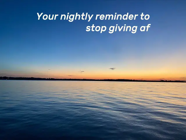 A reminder for me and for everyone else out there that is nervous to start content creation or posting… imposter syndrome is your anxiety playing tricks on your mind. #sunset #nightlyroutine #nightlyreminder 