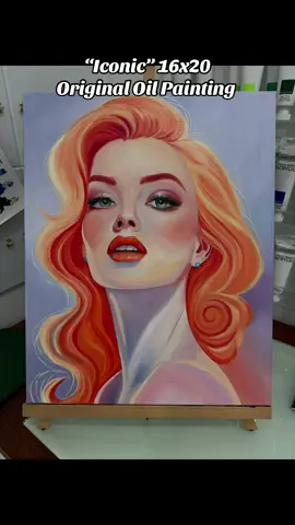 “Iconic” 16x20 Original Oil Painting  #painting #oilpainting #timelapseart #art #40s 