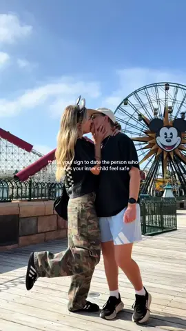 Getting to be a kid with her is the best feeling 🥹 little me was screaming with joy our entire Disney trip!!!! #lgbtqcouple #lgbtqlove #wlwcouples #wlwtiktok #wlwcouple @Disney Parks 