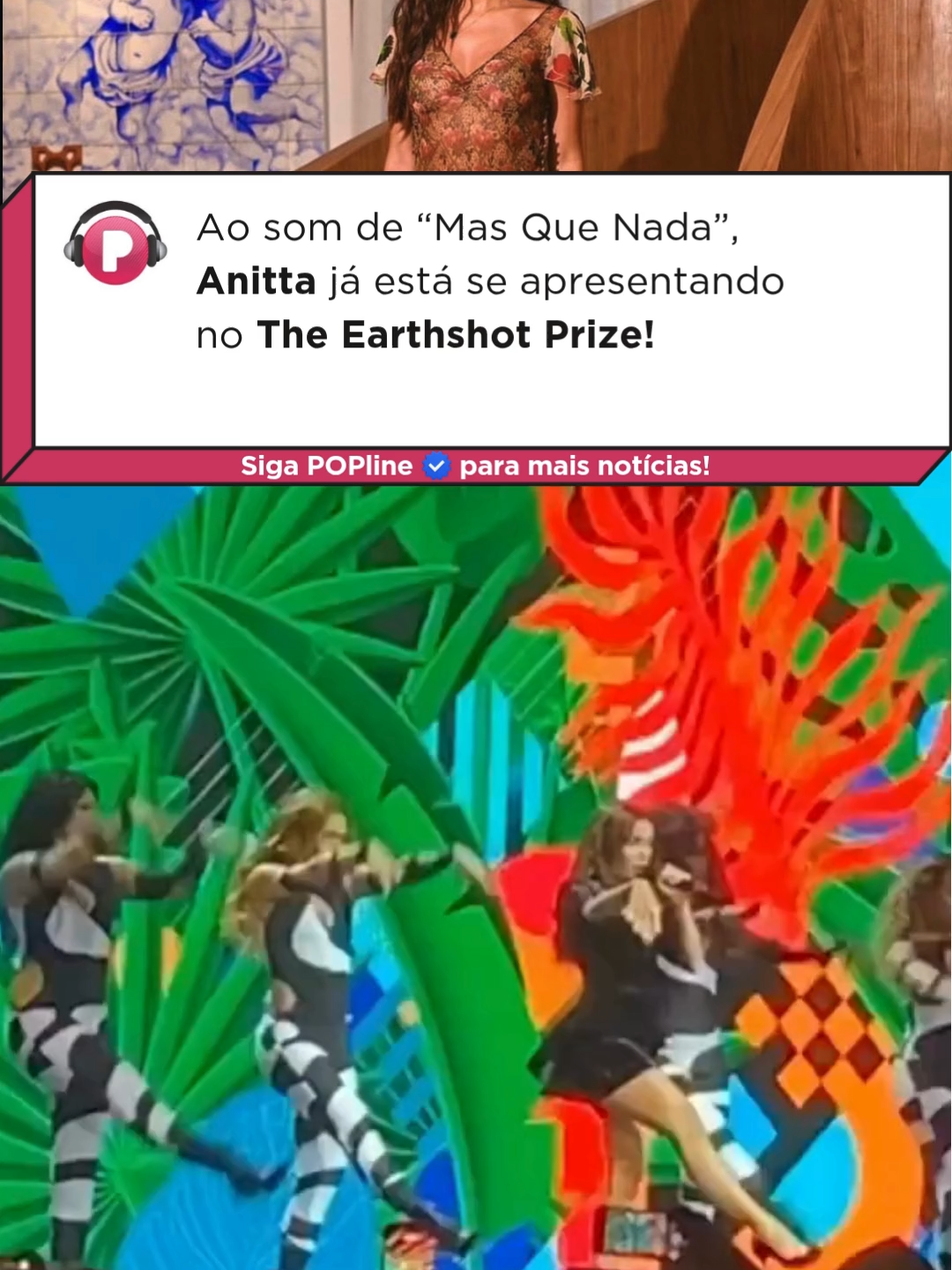 Anitta já subiu no palco do The Earthshot Prize, no Rio de Janeiro, ao som de 