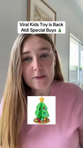 The viral ‘My First Christmas Tree’ is back at Aldi Special Buys, November 15th 🎄 