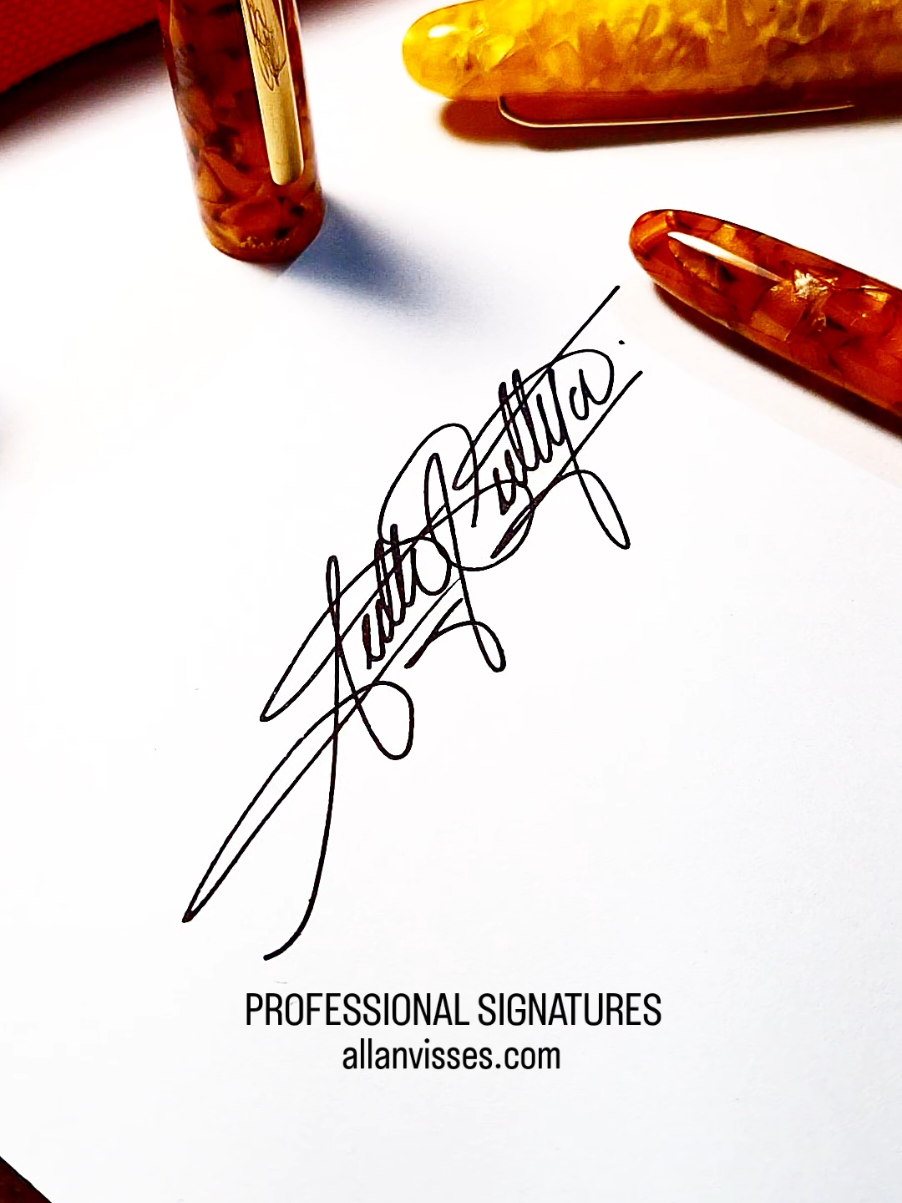 PROFESSIONAL SIGNATURES  GET YOURS 👉🏻 allanvisses.com#signatures #firma #calligraphy #assinatura #signature 