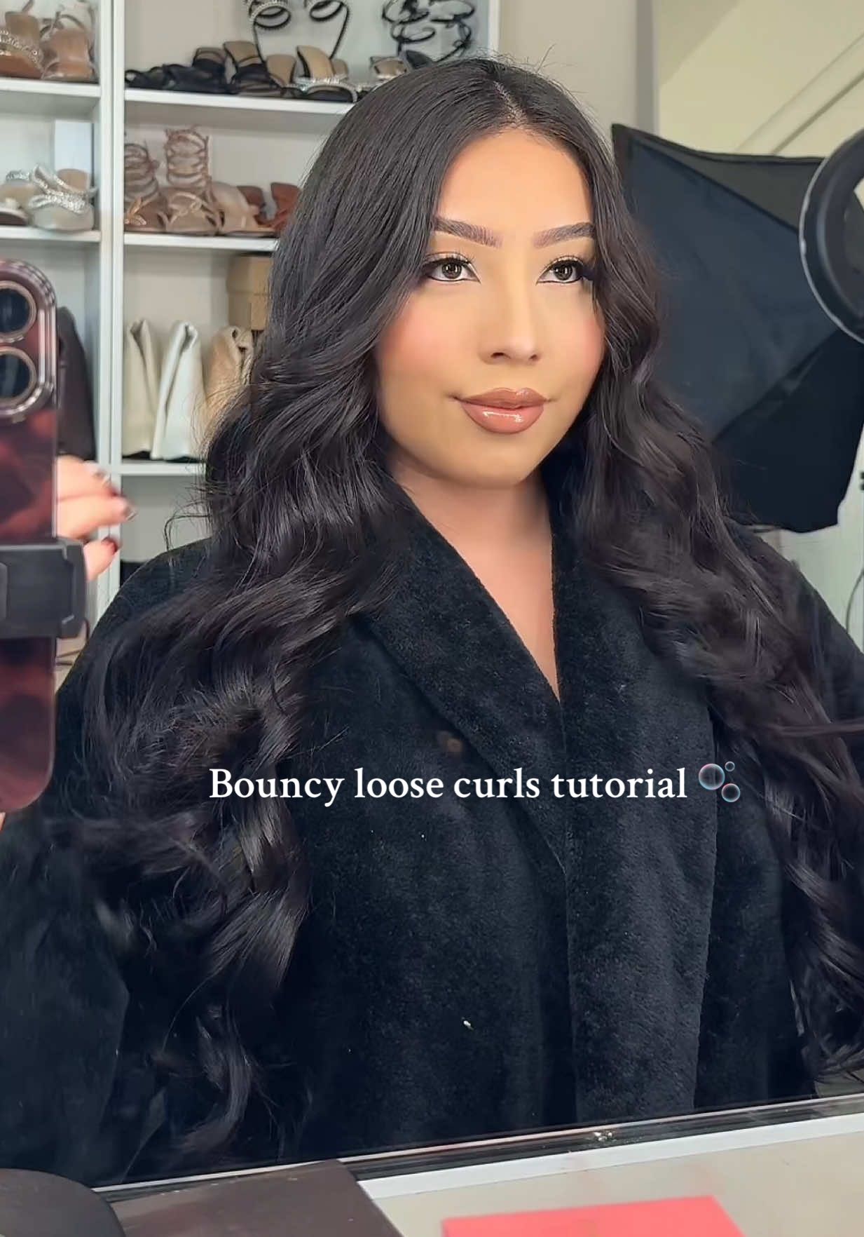 Recreating Leah Kateb’s Hair Curls Using @SHEGLAM the It-Curl One-Touch Instant Curler, 🤍🫧 #sheglam #leahkateb #sheglamhair #haircuttutorial #hairstylist 