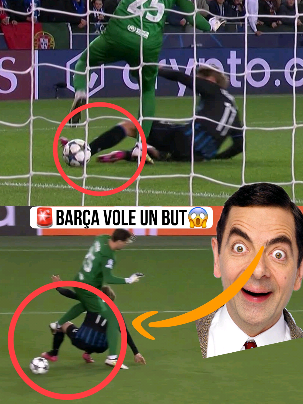 Barcelone vole le but de la victoire au Club Bruges ? On vous explique tout ! 😱⚽ #traceunivers #barcelona #bruges #barca #lamineyamal 