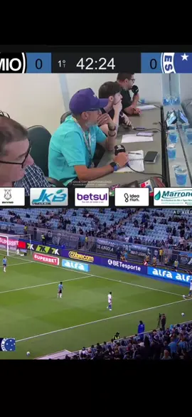 Reação de Farid ao gol do Cruzeiro! #cruzeiro #gremio #farid 