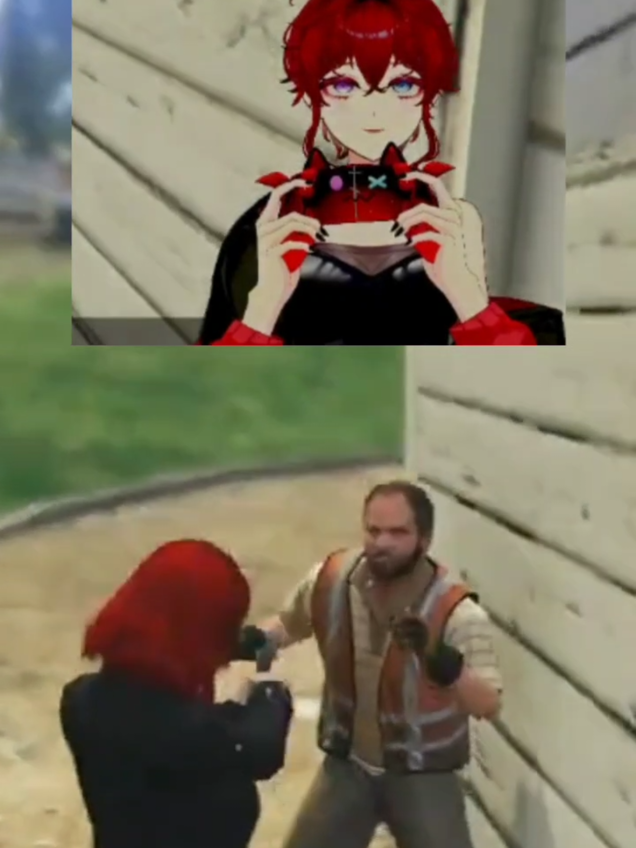 idk why the audio is doubled... #vtuber #streamer #youtuber #gta #gta5 