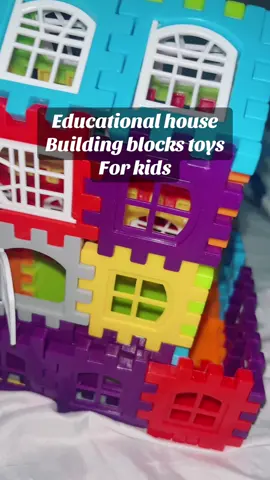 Educational House building blocks assemble toys large Particle block wall window model puzzle #educationaltoys #blocks 