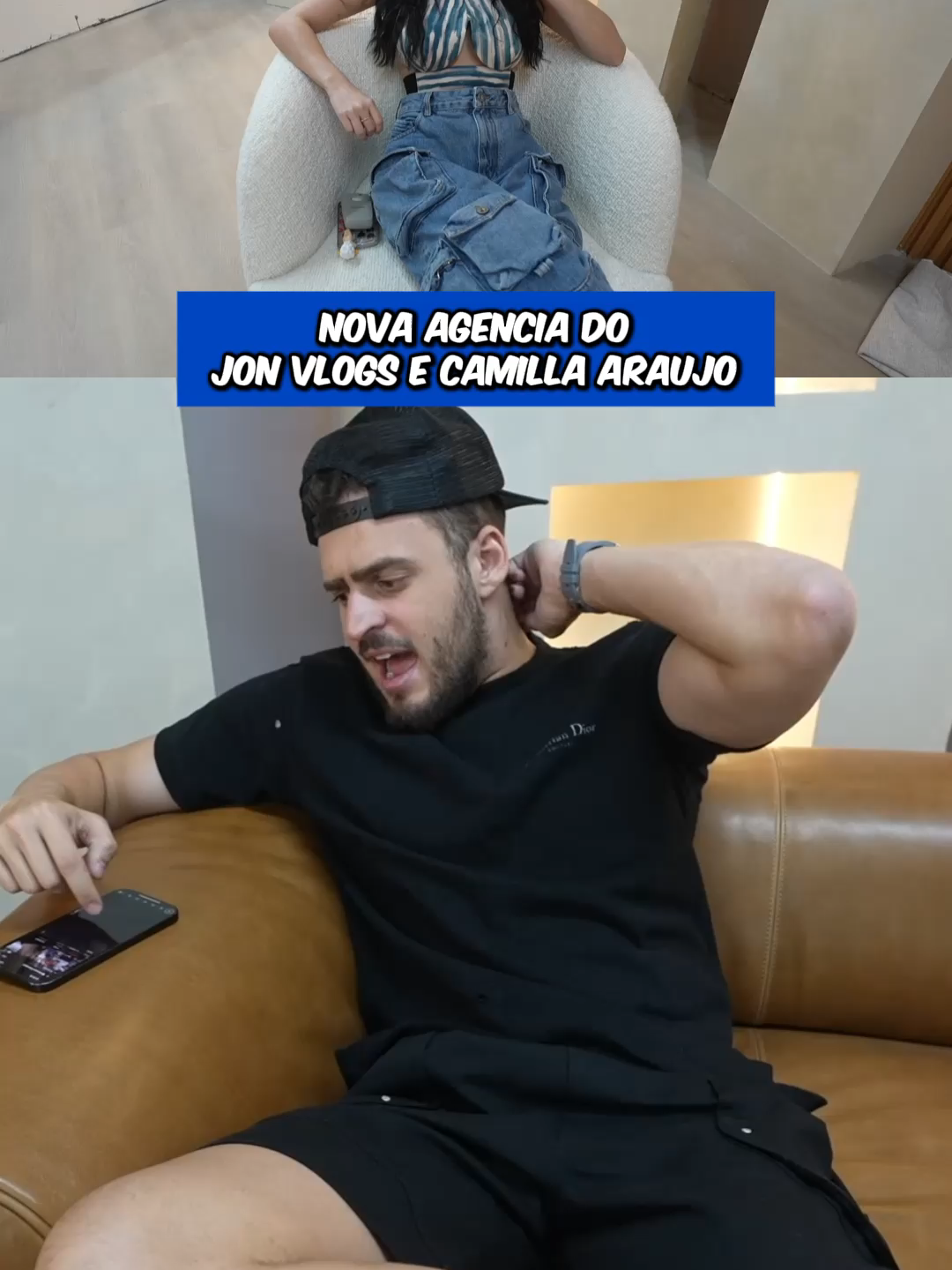 nova agencia do jon vlogs e camilla araujo #jonvlogs #camillaaraujo #bdj #agencia @jonvlogs