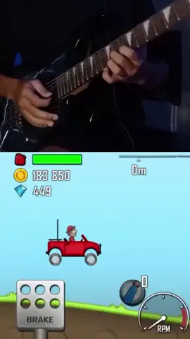 Hill climb racing Theme Guitar Cover #fyp #benpots #kapots #guitar #guitarist 