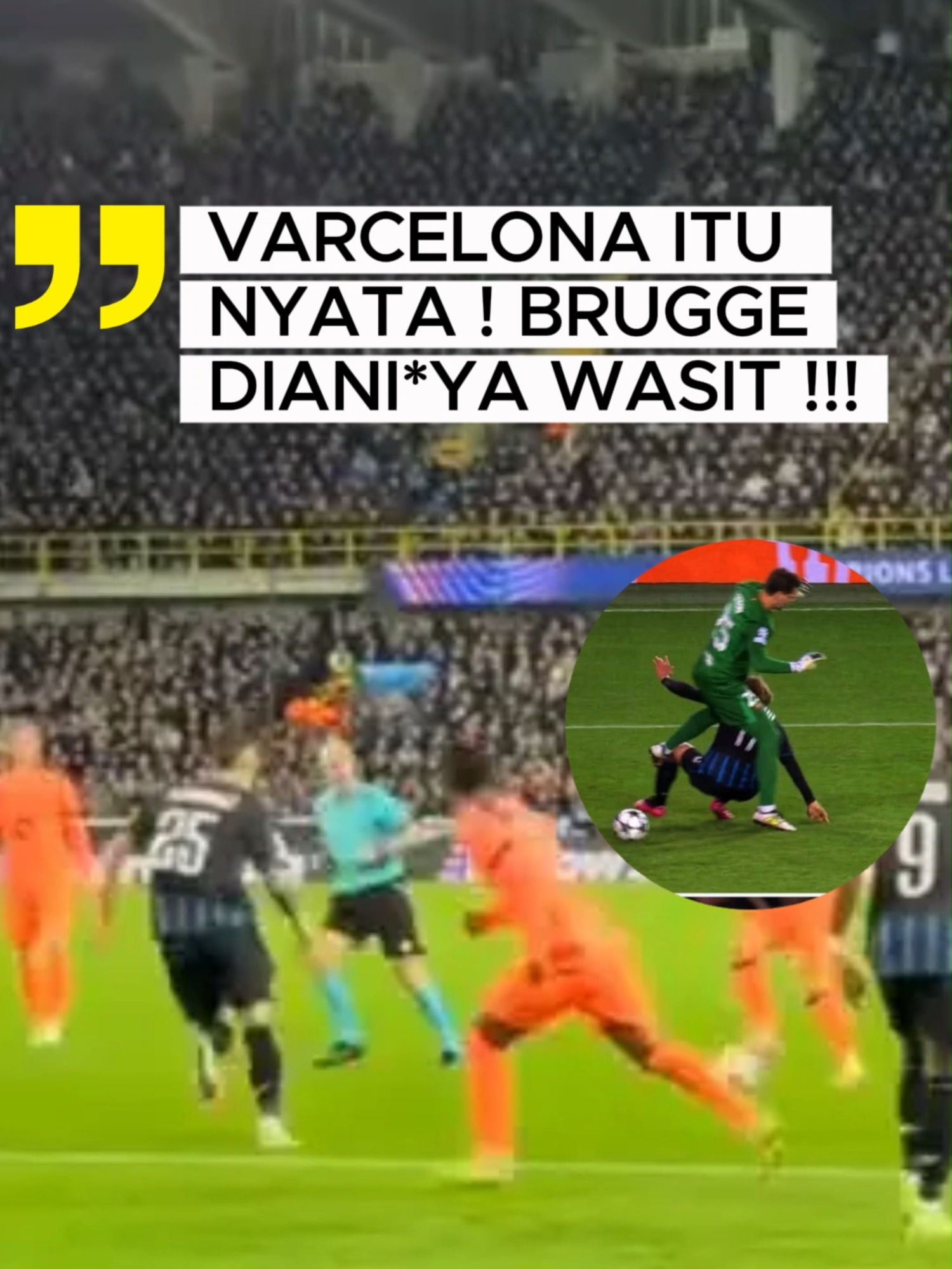 Itu kalo Gol Mario Vermant gak dianulir sama penalti gak di cancel ! Barca harusnya kalah 4-3 atas Brugge !! #clubbrugge #brugge #barcelona #fcbarcelona #ucl #championsleague #fypfootball #trending #foryou