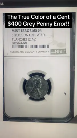 Insane Unplated Lincoln Cent Error Worth Hundreds!!