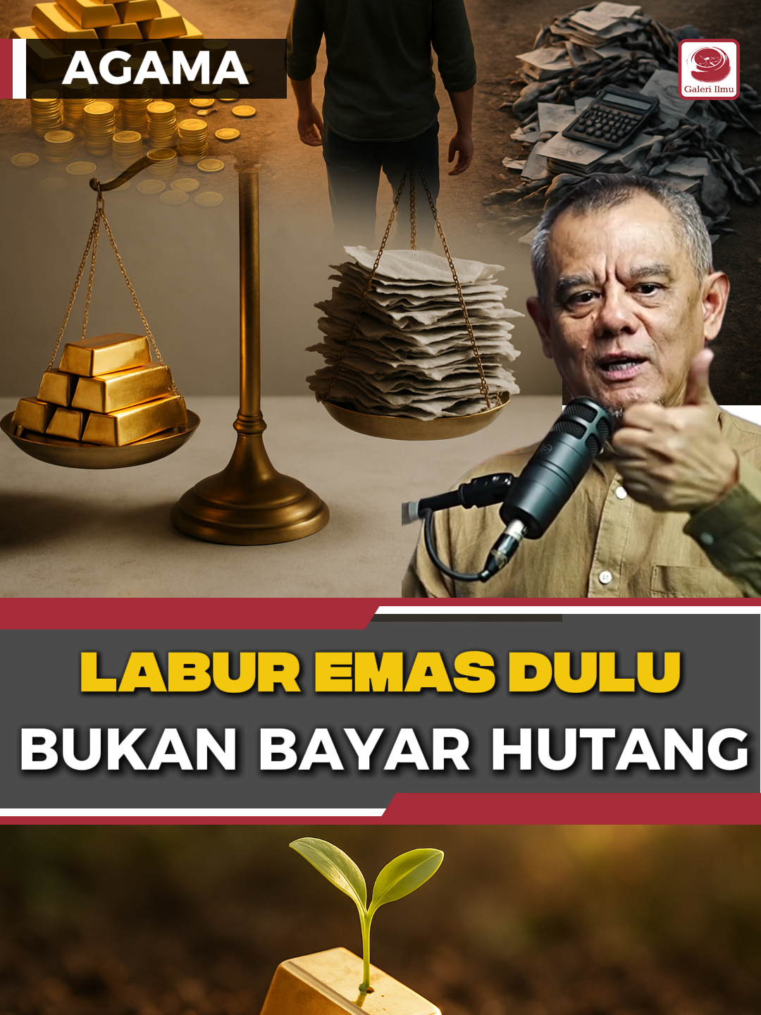 “Labur emas dulu, bukan bayar hutang? Ramai terkejut bila dengar… tapi sebenarnya ada situasi tertentu yang buat benda ni lebih bermanfaat. Nak faham? Tonton sampai habis — jangan buat kesimpulan awal ya. 😉✨” @azizi.ali #Emas #Hutang #Ilmu #Kewangan #Bijak