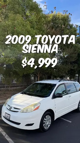 2009ToyotaSiennaLE #usedcars #sanfrancisco #sanjose #Toyota #Sienna 