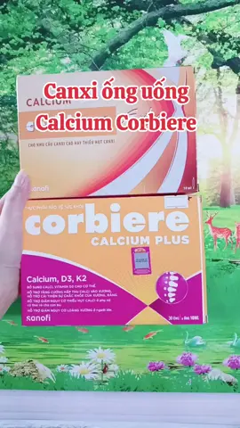 Canxi ống uống Calcium Corbiere giúp bổ sung canxi, hỗ trợ cải thiện sự chắc khỏe của xương, răng. Hỗ trợ giảm nguy cơ thiếu hụt canxi ở phụ nữ mang th..ai và cho con bu'. Hỗ trợ phòng ngừa loãng xương ở người lớn. @DS ANH NGUYÊN 1984  #calciumcorbiere  #canxi  #bổsungcanxi #nhathuocanhnguyen  #tiktokshop 