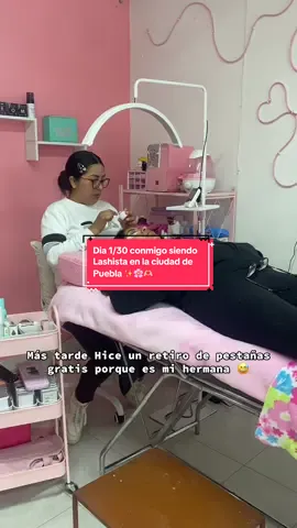 Día 1 de 30 conmigo siendo Lashista en la ciudad de Puebla 🌿✨🌸🫶🏻 #diauno #lashista #lashstudio #extensionesdepestañas #ciudaddepuebla 