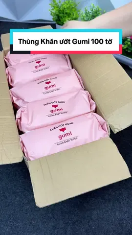 Thùng 10 gói khăn ướt Gumi 100 tờ #khanuotgumi  #Cindythuytichcuc  