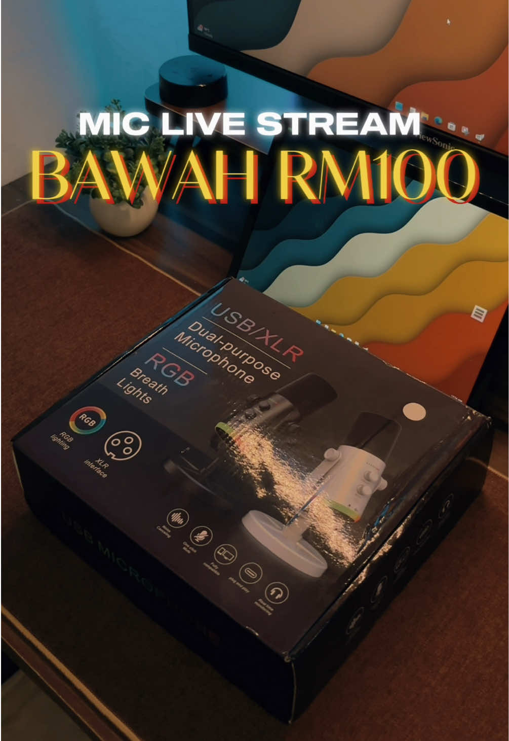 Budget Mic for Live Stream or ASMR #micgaming #cozypcsetup #micbudget #microphone #fypシ゚ 