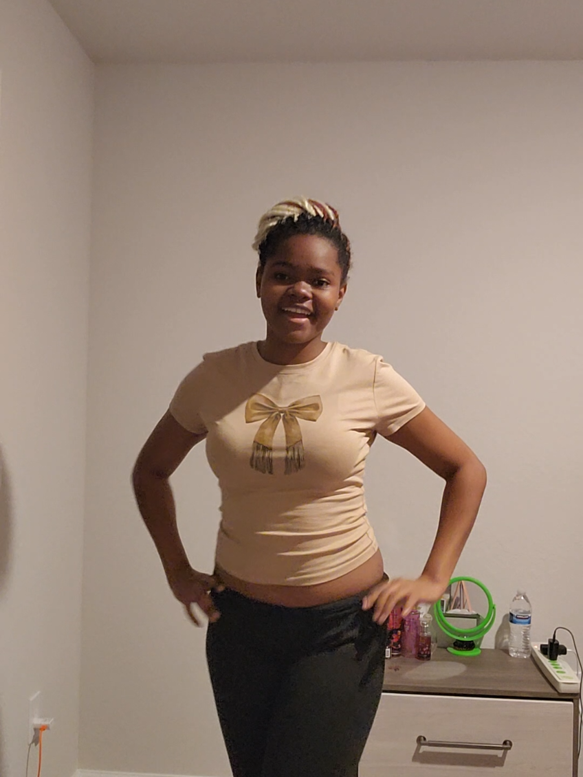 Sorry. I posted a little bit late. Yeah, I have a huge headache.#outfit #grwm #fypシ #cute 