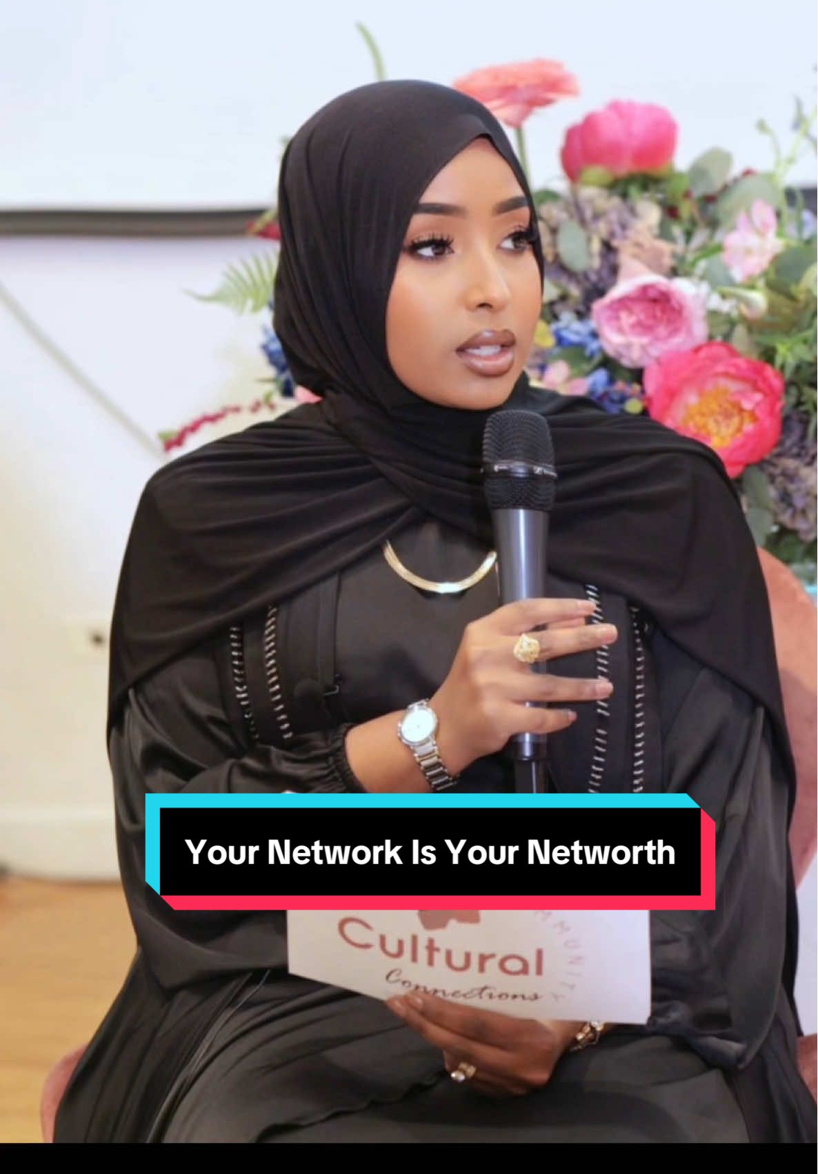 Your Network Is Your Networth!  The circle of people you keep around you determines your success, outcomes, and self worth!  Make sure you have a network of people who are winning and want others to win to✅ #idilkhair #network #success #womenempowerment #muslimtiktok 