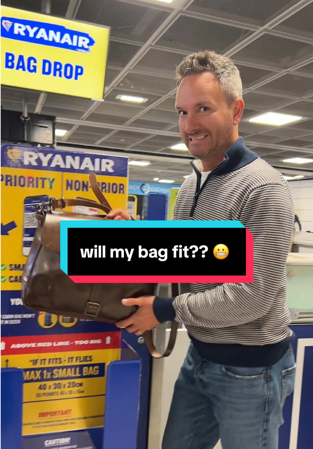 hand baggage only fare? 😬 @Ryanair #traveltiktok #ryanair #travellife 