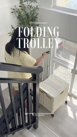 FOLDING SHOPPING TROLLEY CART 🏠🔐