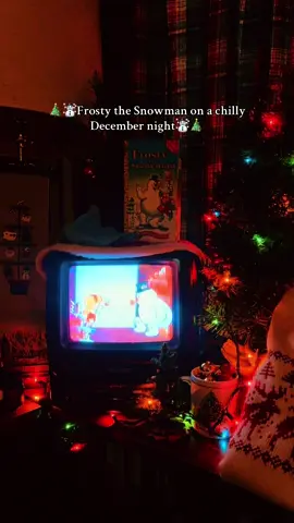 This on a chilly December Night🎄☃️ #Christmas #Christmasdecor #christmasdecorating #snow #nostalgia