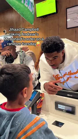 GO BIRDS 🦅💚 @McDonald’s @Philadelphia Eagles #philadelphiaeagles#eagles#mcdonalds#jihaadcampbell 