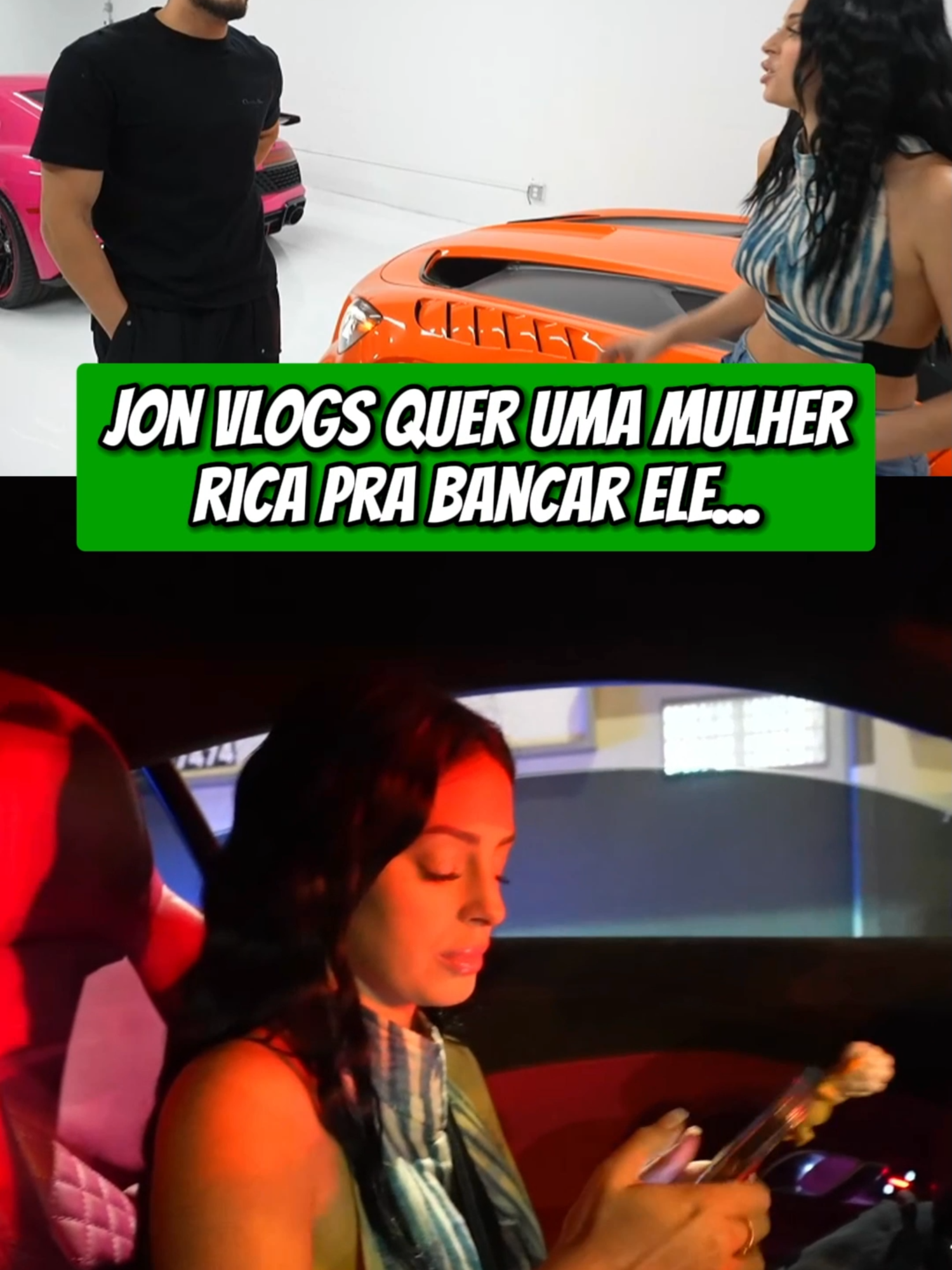 Jon Vlogs quer uma mulher rica #jonvlogs #bdj #mulher #dinheiro