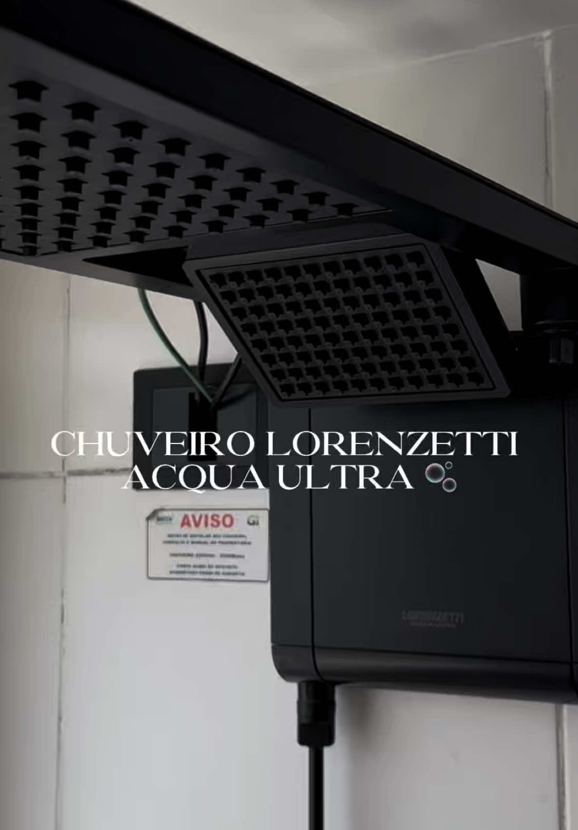 Esse é o achadinho premium que transformou meu banho 🫧 Lorenzetti Acqua Duo Ultra Black — estilo e potência em um só 🛁 Quer o link? Comenta QUERO que te mando! #chuveiro #banheiro #lorenzetti #viral #banho 