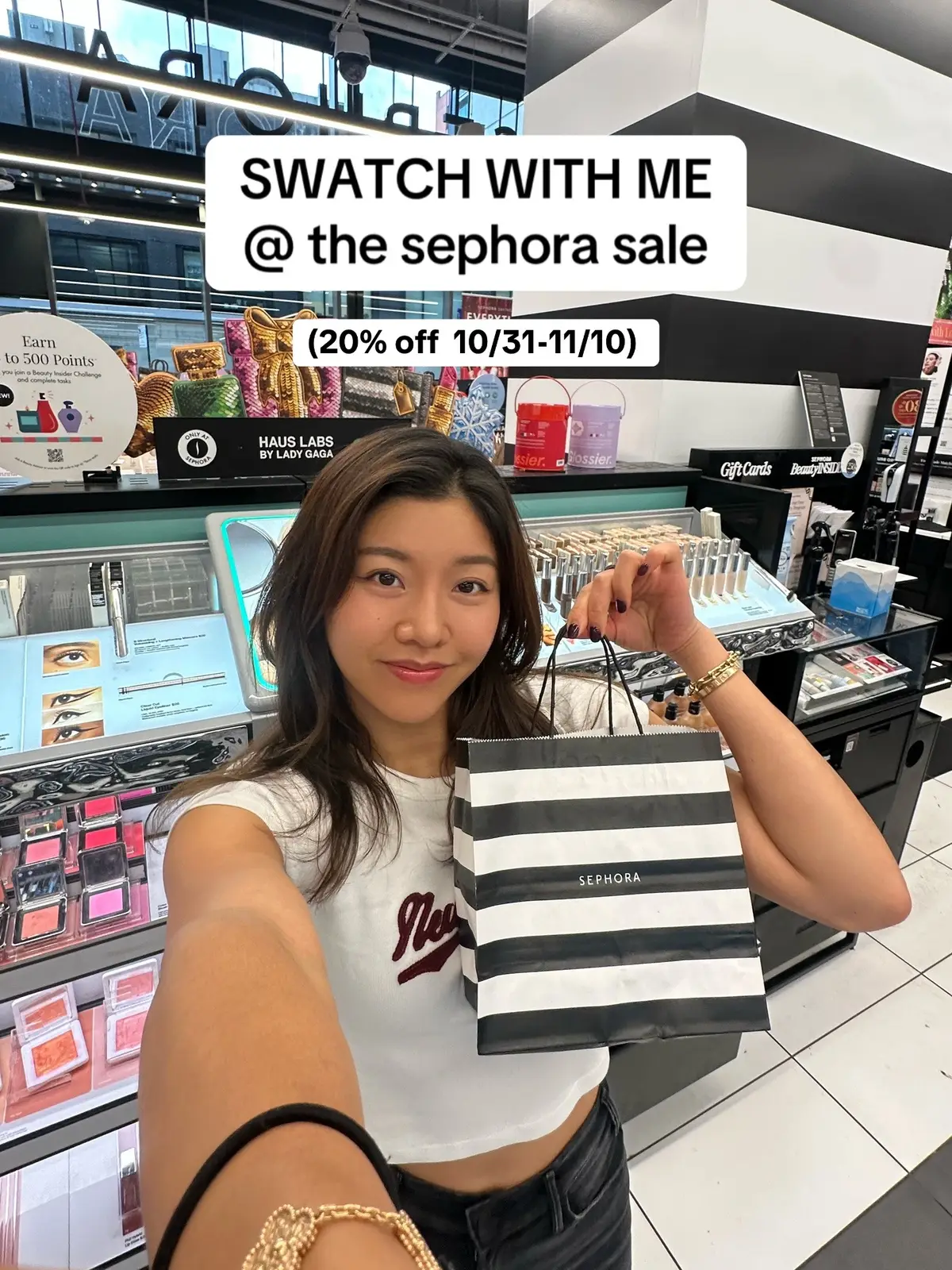 freckle vs tan line?? glassy hibiscus vs glass ginger?? swatching similar shades to help u decide! 20% off for rouge 10/31-11/10  @Diorbeauty on stage lipstick fearless brown, daring blush, iconic rose, confident nxde, copper attraction  @Makeup By Mario nature palette  @MakeUpForEverUSA mini artist color lip pencils set  @Patrick Ta Beauty major dimension duos new shades  @Haus Labs blush balm glassy ginger vs hibiscus  @rhode skin pocket blush tan line vs freckle  @Glossier cloud paint plush blush float, puff, beam, billow, gale  @hauslabs sculpt shaping balm chisel, angle, sculpt, silhouette  @Tower 28 Beauty gogo cooling shadow stick avalon, bungalow, tourbadour, roxy, viper  @sephora  #sephorasale #sephora #hauslabs #rhode #creamblush 