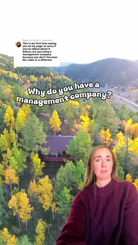 Replying to @Sarah 6+ reasons why I decided to go with a management company as a new Airbnb host for my first vacation rental in Colorado🏔️ Thanks for your questions! 🥰 If you think this is a place you would want to stay, message me and I can send you a code for 10% off. Thanks for being here ❤️  #colorado #cabin #vacationrental #airbnb #airbnbhost 