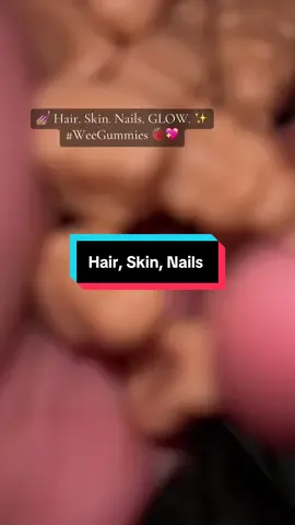 I’ve been taking Wee Gummies for Hair, Skin & Nails and I can honestly see the difference 😍 My hair feels stronger, my skin’s clearer, and my nails aren’t breaking as easily. Plus, they taste sooo good 🍓💅🏽 #hairgrowthtips #nailgrowth #hairskinnails #tiktokshopblackfriday #SelfCare 