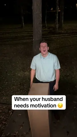 He just needed a good motivation that was all! #husbandwife #familytime #relationships #funny #couples 