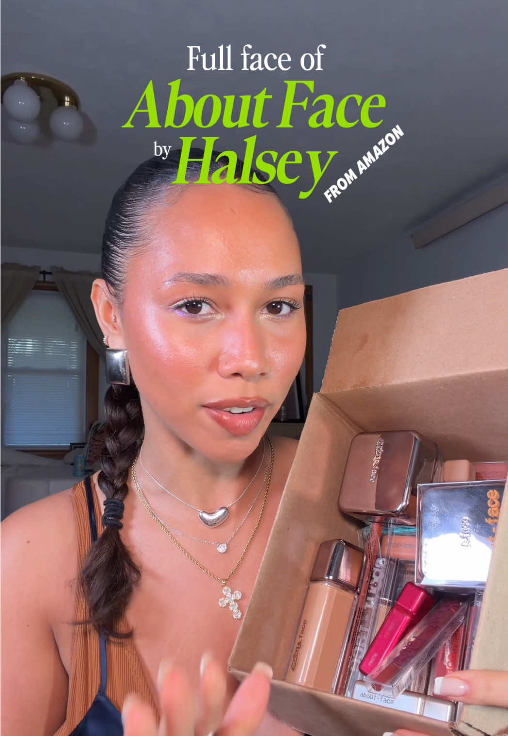 No bc all of these products were so good that I can’t believe they’re under $25…. ((and on Amazon??)) I’m obsessed!! Thank you @about-face beauty I just found some of my new favorite products 😌💚 #aboutface #makeupreview #grwm #halsey #amazonbeautyhaul 