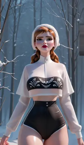 Anna Frozen 🧡🔥  #Disney #PrincessDisney #IA #FanArt 