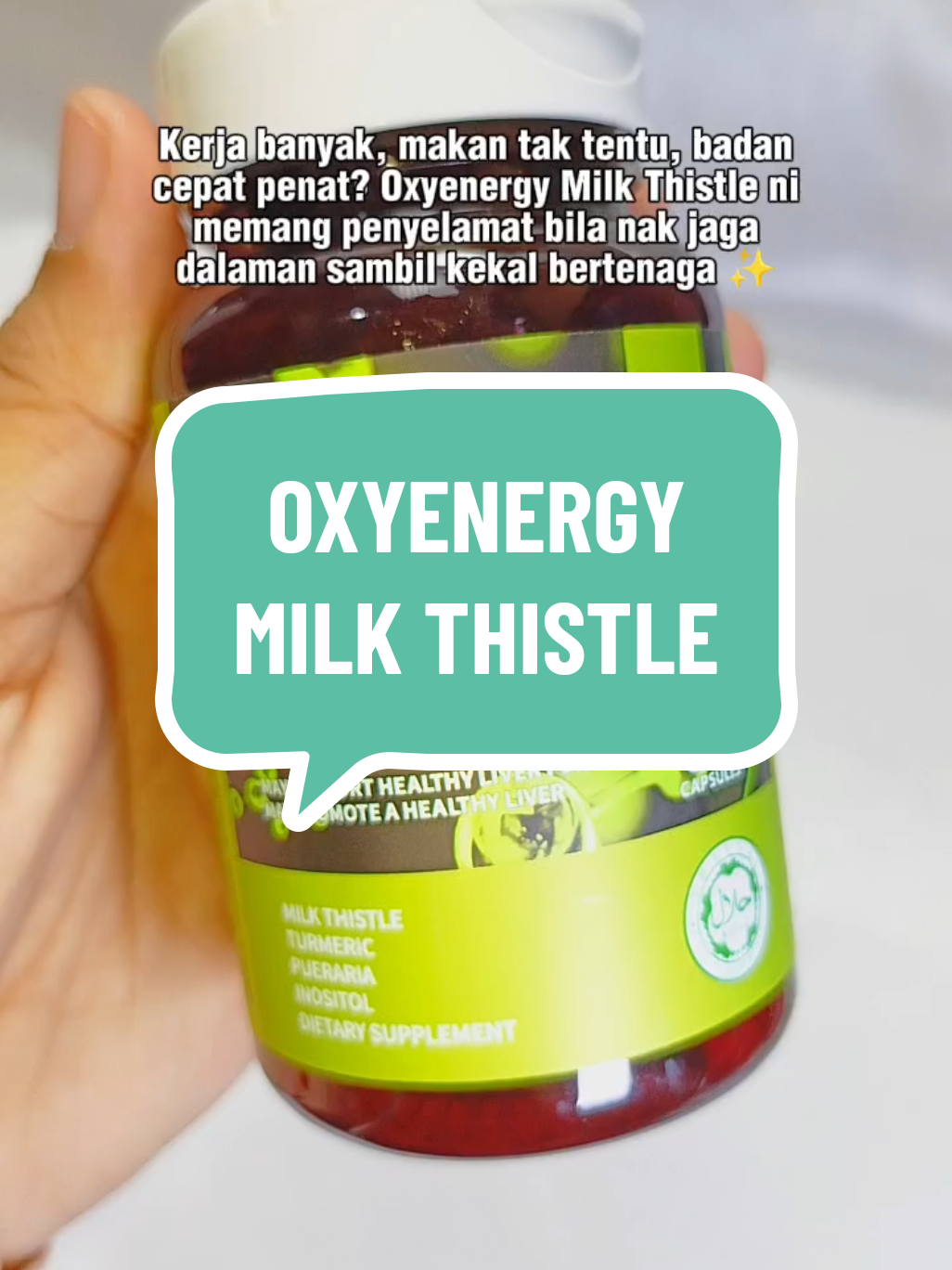 @oxyenergy.my @Oxyenergy.mybeauty @Oxyenergy.myhealth  #MilkThistle #LiverCareOXYENERGY #OXYENERGYMY #TEAMOXYENERGY 