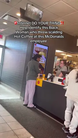 ‼️BREAKING - Buena Vista police are seeking the public’s help in locating a black woman who threw boiling hot coffee on a McDonald’s worker while shouting, “Catch that hot ass coffee,” before fleeing the restaurant. #coffee #mcdonalds #incident #breakingnews #help 