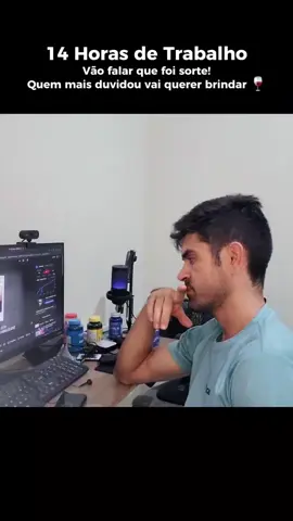 Não pare guerreiro, você vai vencer! Brindaremos 🍷