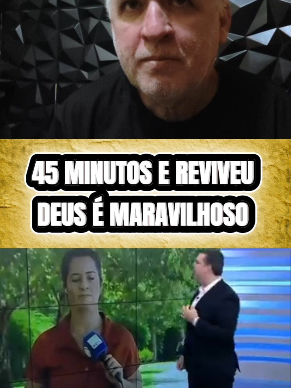 45 Minutos e Reviveu, Deus é Maravilhoso. #oracao #evangelicos #fe #evangelicos #deus 
