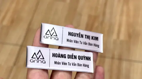 Bảng tên kính mắt anna #anna #kinhmat #kinhmatanna #bangtennhanvien #viral 