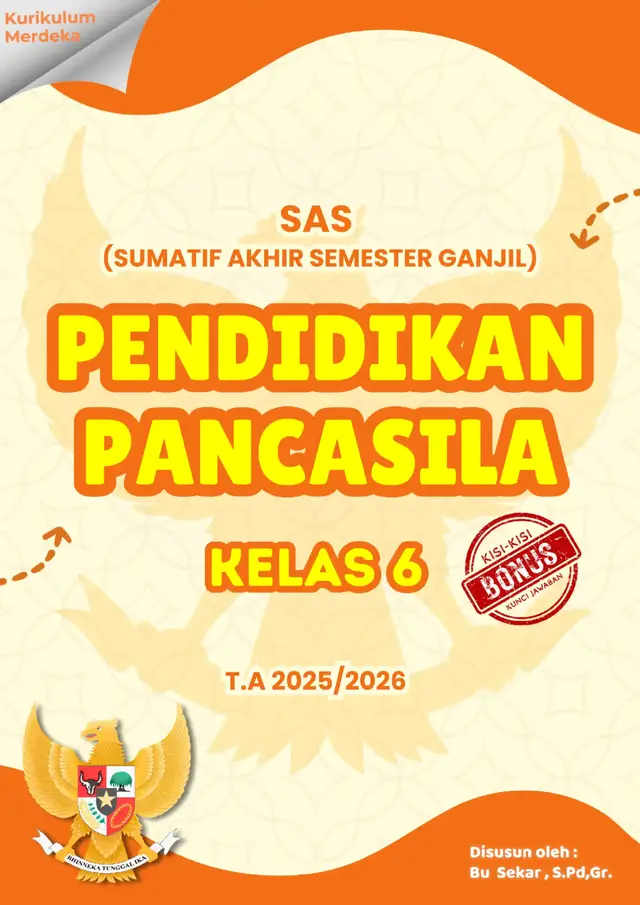 Semoga Bermanfaat Bapak Ibu🙏 Next mau mapel apa? komen yaa..🤗 #pancasilakelas6  #saskelas6  #saspancasila  #soalsas  #fypシ゚viral 