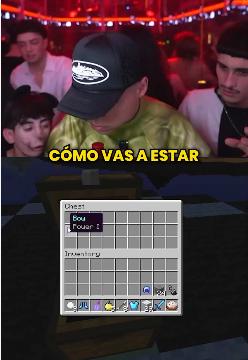 jugando al #Minecraft en un boliche #uruguay #china #mnu 