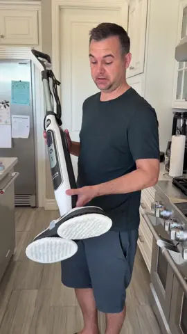 He loves the steam mop more than me I think 😆 if you need a steam mop recommendation this is it! #tiktokshopcreatorpicks #growvember #steammop @Shark Home 