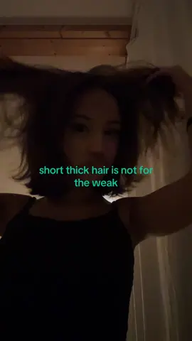 i regret cutting my hair sm😔#fyp #moots? #thickhair #shorthair #viral 