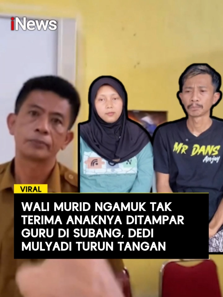 Media sosial tengah dihebohkan dengan beredarnya video seorang wali murid yang memarahi guru di SMPN 2 Jalancagak, Kabupaten Subang, Jawa Barat. Video tersebut diunggah oleh akun media sosial Deni Rukmana (38), yang diketahui sebagai orangtua dari siswa berinisial ZR (16). Peristiwa ini sontak menyita perhatian publik dan kini menjadi sorotan berbagai pihak, termasuk Gubernur Jawa Barat, Dedi Mulyadi. Baca selengkapnya di sini: https://www.inews.id/tag/dedi-mulyadi #ViralSubang #Guru #Murid #ViralJabar #DediMulyadi #LompatPagar