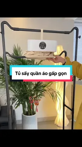 Tủ sấy quần áo gấp gọn #giadungtienich #giadungthongminh #fyp #tusayquanao 